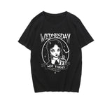 T-Shirt Gothique Wednesday Adams
