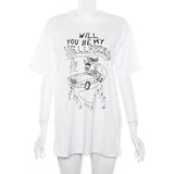 Gothic T-Shirt<br> Will You Be My Hellfriend