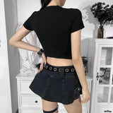 Gothic-T-Shirt<br> zu flammen