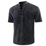 T-Shirt Gothique à Lacets