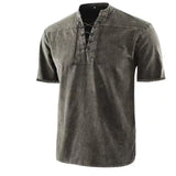 T-Shirt Gothique <br /> à Lacets