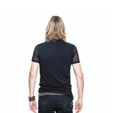 Gothic-T-Shirt<br> gestreift