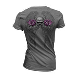 Gothic-T-Shirt<br> Graue Streetwear
