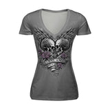 T-Shirt Gothique tete de mort