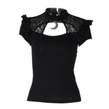 Top Gothique <br /> à Dentelle - L'Antre Gothique