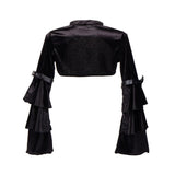 Gothic-Jacke<br> Kurzes Schwarz