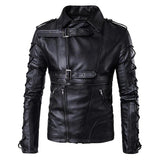 Gothic-Jacke<br> Umlegekragen aus Leder