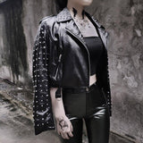 Gothic Jacket<br> Rivet Leather