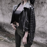 Gothic Jacket<br> Rivet Leather