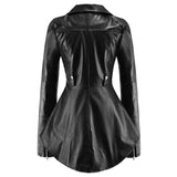 Gothic-Jacke<br> Lang schwarz