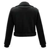 Gothic-Jacke<br> Schwarzer Biker