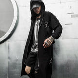 Gothic-Jacke<br> Schwarz lang
