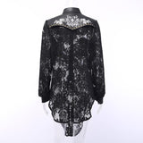 Gothic-Jacke<br> Spitzenhemd-Stil