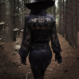 Gothic-Jacke<br> Spitzenhemd-Stil
