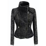 Veste Gothique <br /> Style Jeans (Simili Cuir) - L'Antre Gothique