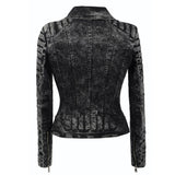 Veste Gothique <br /> Style Jeans (Simili Cuir) - L'Antre Gothique