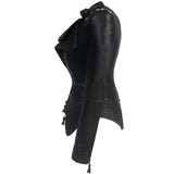 Veste Gothique <br /> Style Motard (Simili Cuir) - L'Antre Gothique