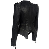 Veste Gothique <br /> Style Motard (Simili Cuir) - L'Antre Gothique