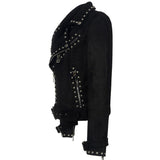 Veste Gothique <br /> à Boucle Punk (Cuir) - L'Antre Gothique