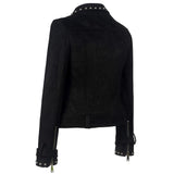 Veste Gothique <br /> à Boucle Punk (Cuir) - L'Antre Gothique