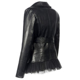 Veste Gothique <br /> à Dentelle (Simili Cuir) - L'Antre Gothique