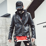 Veste Gothique <br /> en Cuir Noir