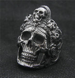 Bague Gothique <br /> Satan Muerte