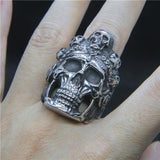 Bague Gothique <br /> Satan Muerte
