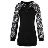 blouse Gothique Manche Florale