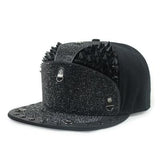 casquette gothique à Rivet argenté