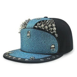 Gothic Cap<br> Silver Rivet