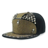 Gothic Cap<br> Silver Rivet
