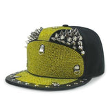Gothic Cap<br> Silver Rivet