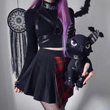 Gothic Crop Top<br> Long sleeve