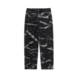 Pantalon Gothique Ample Déchiré