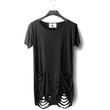 t-shirt gothique Déchiré