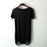 T-Shirt Gothique <br /> Déchiré