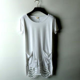 T-Shirt Gothique <br /> Déchiré