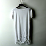 T-Shirt Gothique <br /> Déchiré