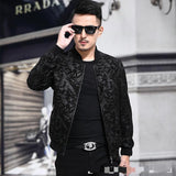 Veste Gothique <br /> Cuir Florale