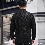Veste Gothique <br /> Cuir Florale