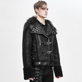 Vestes gothiques <br /> Col en Fourrure