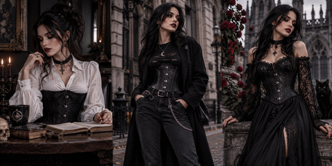 comment porter un corset gothique au quotidien