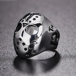 Black Friday Jason Mask Gothic Ring