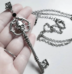 Antique Skeleton Gothic Necklace
