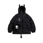 Doudoune Gothique Cornes, Ailes & Queue « Dark Devil »