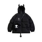 Doudoune Gothique Cornes, Ailes & Queue « Dark Devil »