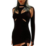 Sexy kurzes Gothic-Kleid