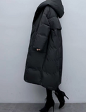 Doudoune Gothique "Umbra Mortis" – Longue & Oversize