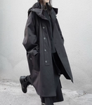 Trench Gothique Oversize à Capuche « Shadowlord »